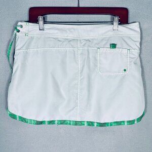 The North Face Tennis Skirt Womens 12 White Drawstring Mini Pockets